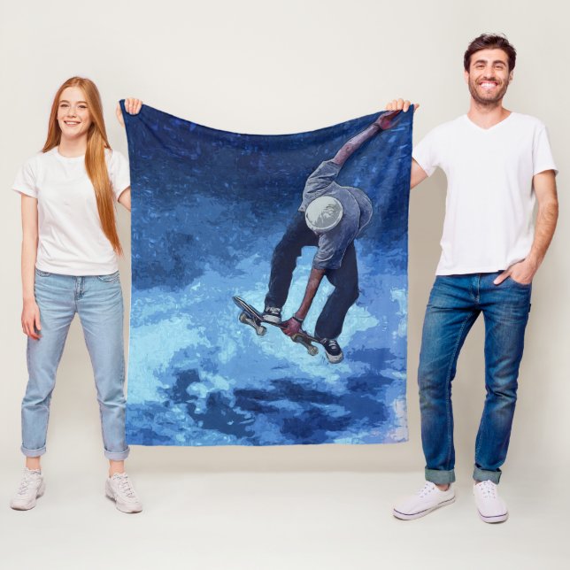 Behandlingen av Himlar - Skateboarder Fleecefilt (På plats)