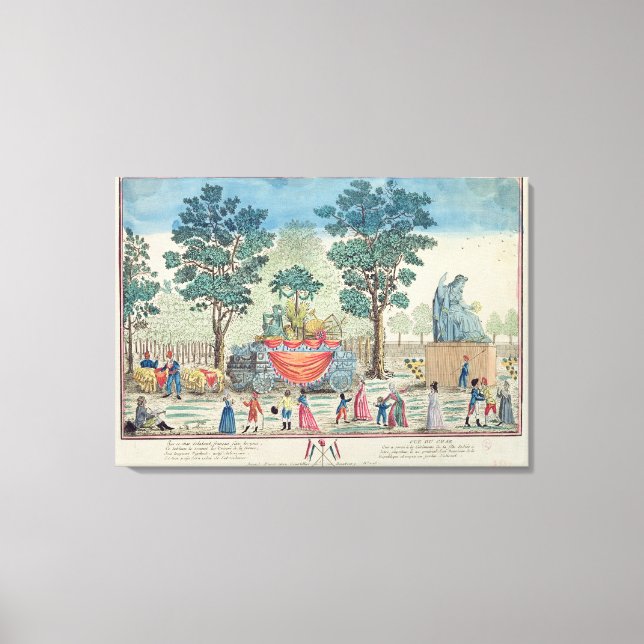 Behandlingen av jordbrukskassan canvastryck (Framsida)