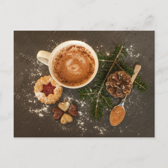 Behandlingen av julklapp vykort (Framsida)