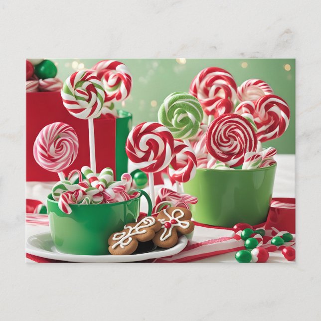 Behandlingen av julklapp vykort (Framsida)