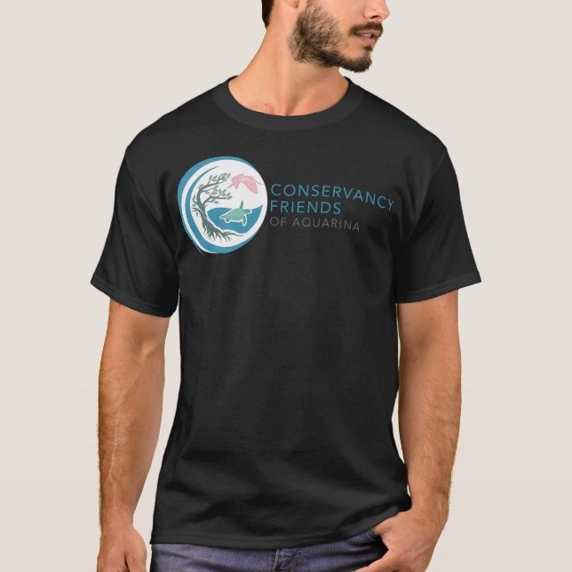 Behandlingen av Vågrät Conservancy Friends Logotyp T Shirt (Framsida)