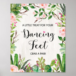 Behandlingen för att dansa Feet Fiesta Bröllop Sho Poster