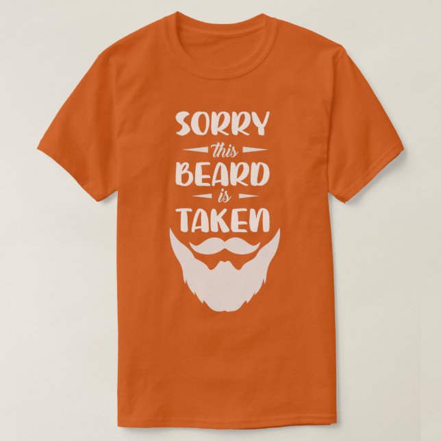 Behandlingen tas Manar med Beard T Shirt (Design framsida)
