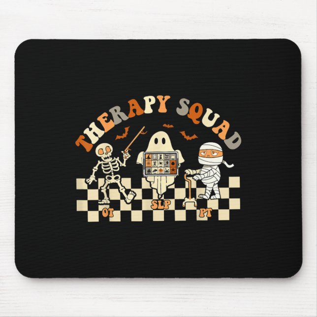 Behandlingsfack - slp OT Ghost Halloween Nurse-kos Musmatta (Framsidan)