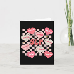 Behandlingshastighet för valentines day Slp Candy Kort