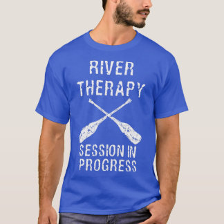 Behandlingssession i Kayak Canoe vid floden Vatten T Shirt