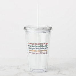 Behandlingsterapi Retro OT Student Grad-gåvor Take Away Mugg