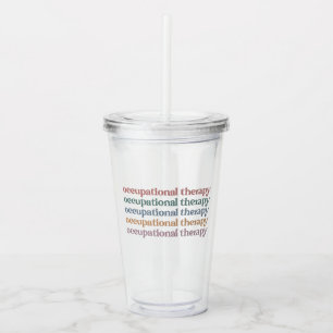 Behandlingsterapi Retro OT Student Grad-gåvor Take Away Mugg