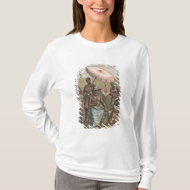 Behanzin kung av Dahomey T Shirt (Framsida)