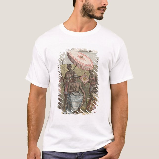 Behanzin kung av Dahomey T-shirt (Framsida)