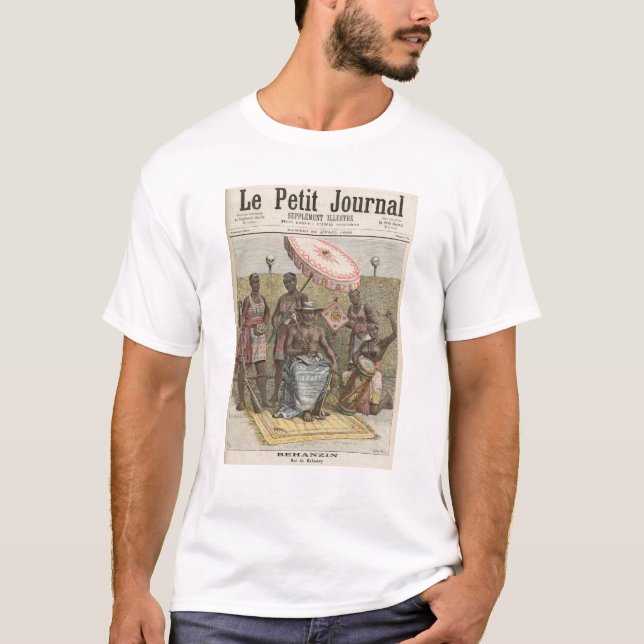 Behanzin kung av Dahomey T Shirt (Framsida)