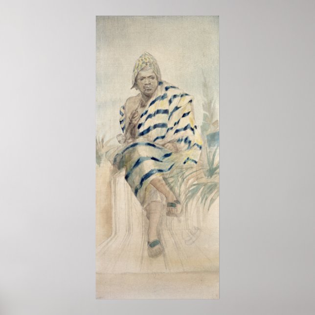 Behanzin Kung i Dahomey Poster (Framsidan)