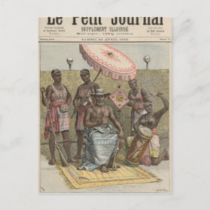 Behanzin Kung i Dahomey Vykort