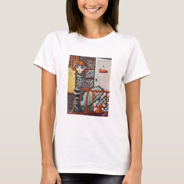 "Behar tystnaden ", Tee Shirt (Framsida)