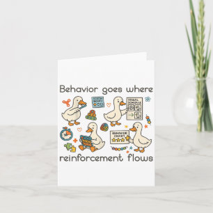 Behavior Analyst Fånig Goose RBT ABA Behandlingsha Kort