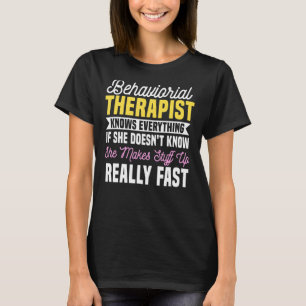 Behavioral behandling RBT-tekniker Analytiker Beha T Shirt
