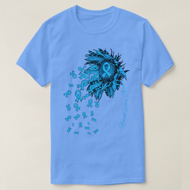 Behcets Disease Awareness Solrosblommor T Shirt (Design framsida)