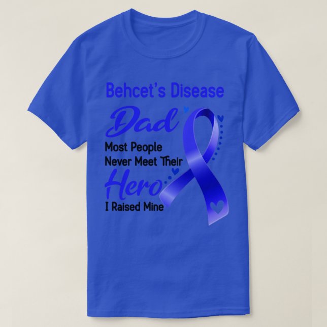 Behcets Disease Pappa De flesta människor möter al T Shirt (Design framsida)
