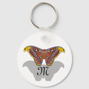 Behe Moth Monogram Nyckelring