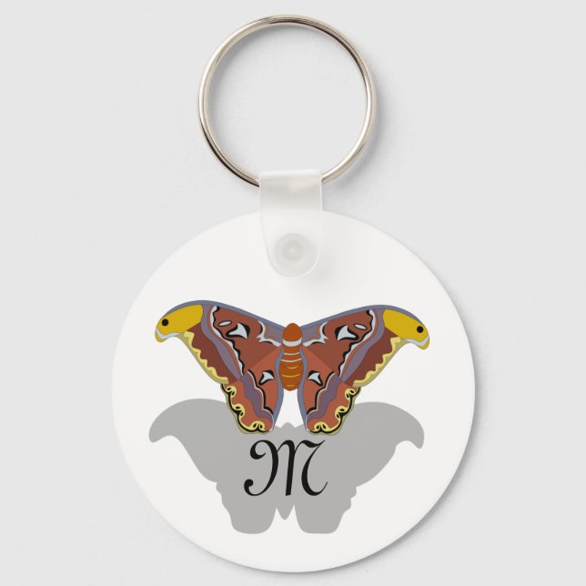 Behe Moth Monogram Nyckelring (Framsida)