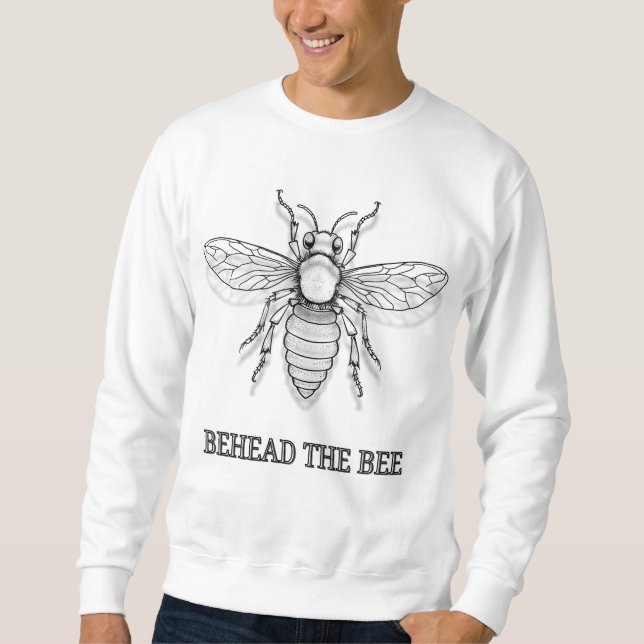 Behead the Bee Lång Ärmad Tröja (Framsida)