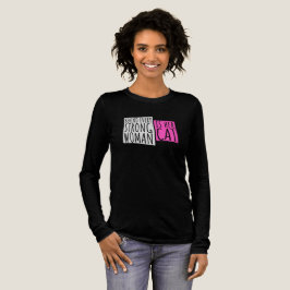 Behind Every Strong Woman Is Her Cat Funny Quote T Shirt