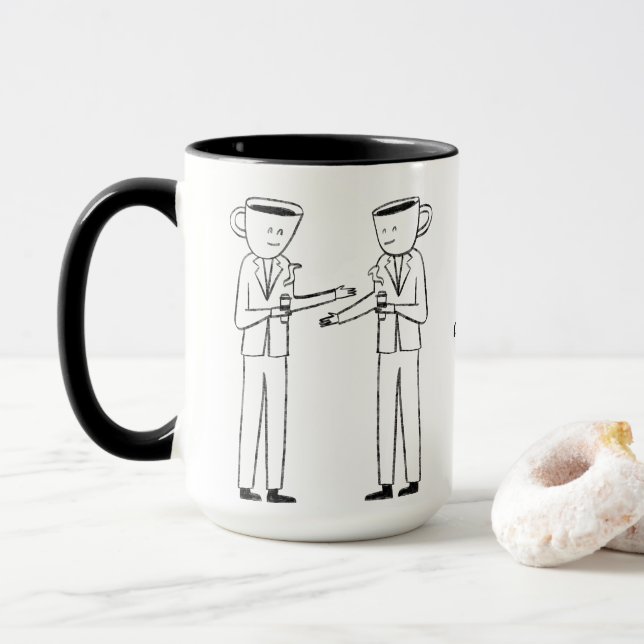 Behind every successful person is a strong cup  mugg (Med munk)