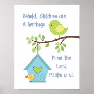 Behold Children är ett arv från Lord Psalm Poster