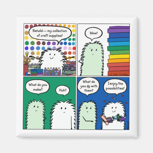 Behold - min samling av proviant för Craft-artikla Magnet (Framsidan)