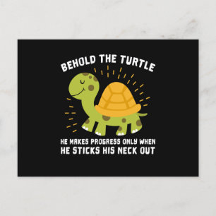 Behold the Turtle Turtles Vykort