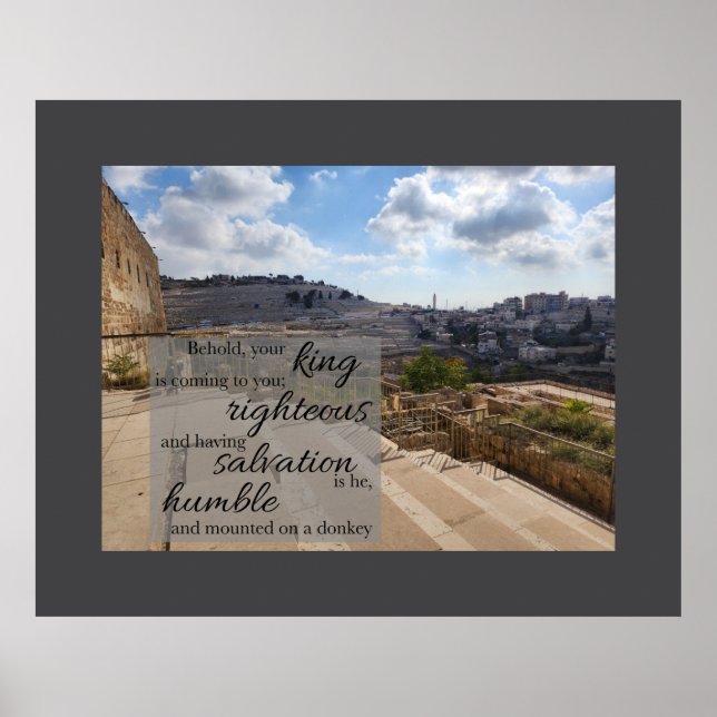 Behold your King Poster (Framsidan)