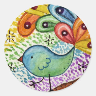 "Beholder Öga" Runt Klistermärke