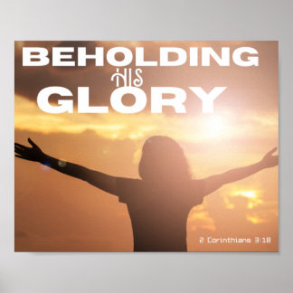 Beholding Hans Glory Faith Poster