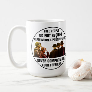 Behörighet och deltagande kaffemugg