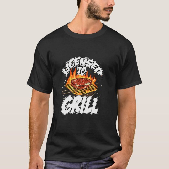 BEHÖRIGT ATT GRILLA T SHIRT (Framsida)