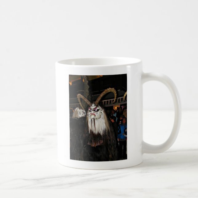 Behornad japansk djävulsmask kaffemugg (Höger)
