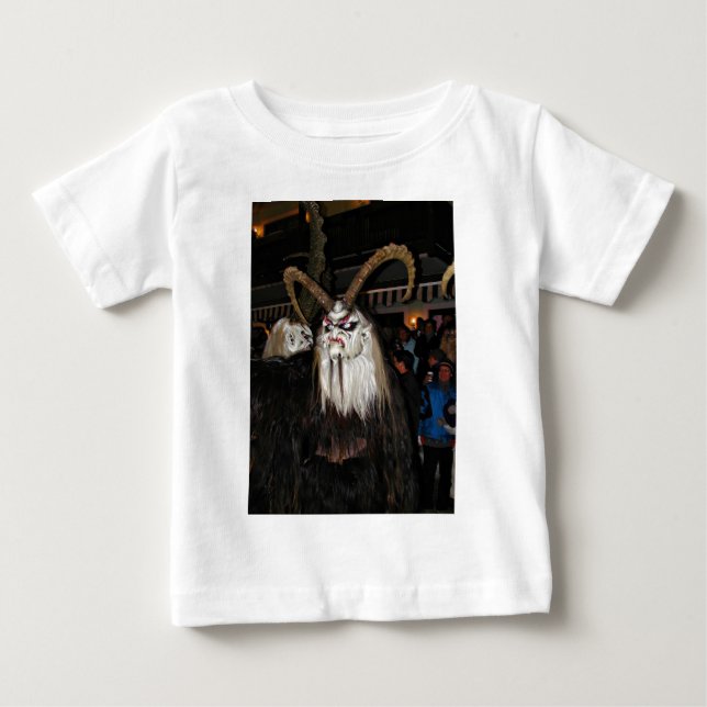 Behornad japansk djävulsmask tee (Framsida)