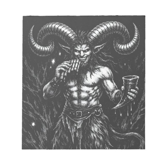 Behörnad Vintersatyr — av BurnsInHell Anteckningsblock (Framsida)