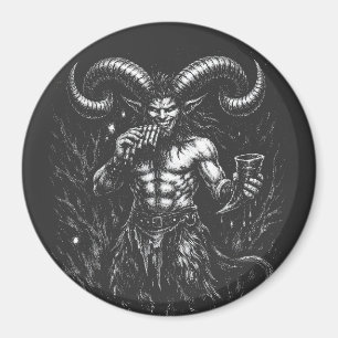 Behörnad Vintersatyr — av BurnsInHell Magnet