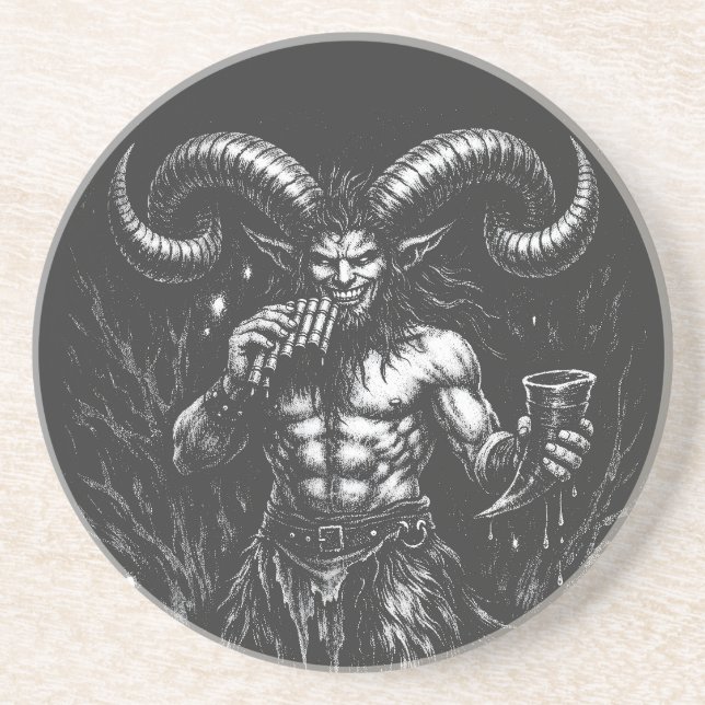Behörnad Vintersatyr — av BurnsInHell Underlägg (Framsidan)