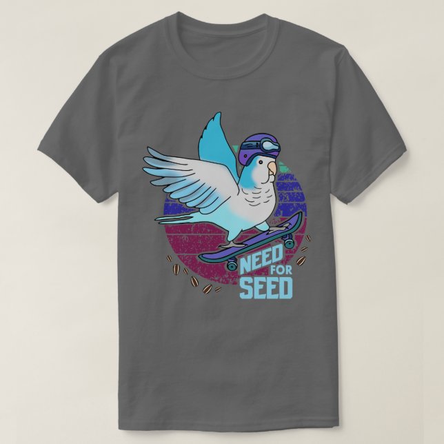 behov av blårakvakerpapegoja t shirt (Design framsida)