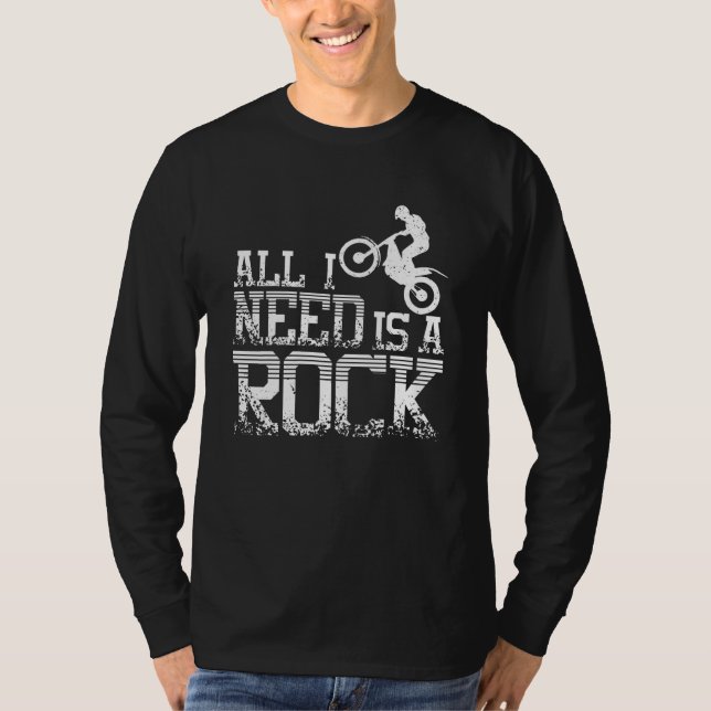 Behov av en Sten Moto Trial Bike T Shirt (Framsida)