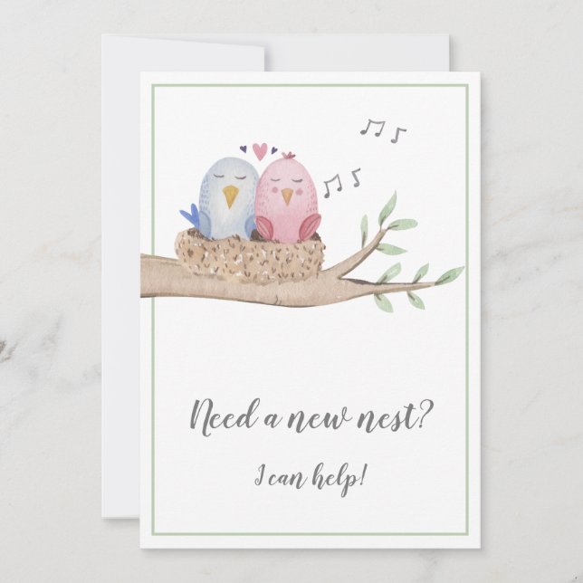 Behov av ett nytt bo i Gods Marknadsföring Meddelande (Framsida)