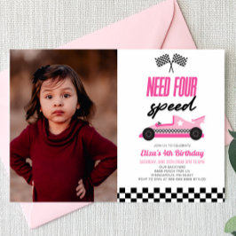 Behov av fyra hastigheter vid Rosa Tävling bil 4e Inbjudningar