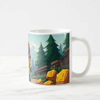 Behov av mer odling - rost inspired Tecknad Miner Kaffemugg