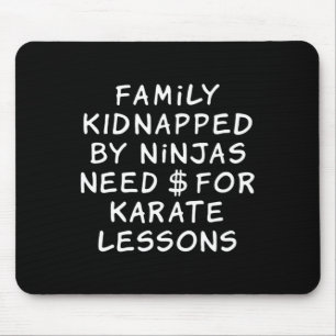 Behov av pengar för Karate Lessons Funny Family Ta Musmatta