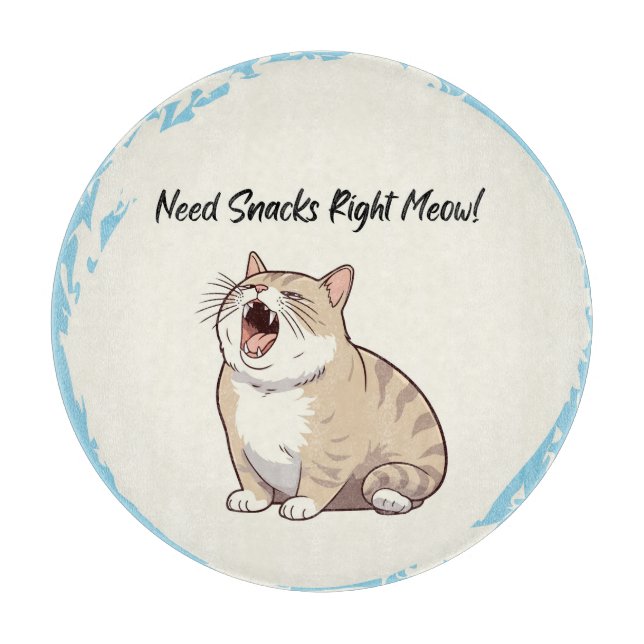 Behov av Snacks Höger Meow Cets Board (Framsidan)