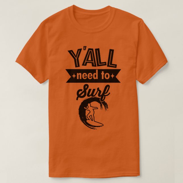 Behov av Surfa Coola Sommarbusch TShirt 1 T Shirt (Design framsida)