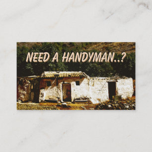Behöv en handyman.? visitkort