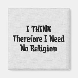 Behöv inte religionen magnet